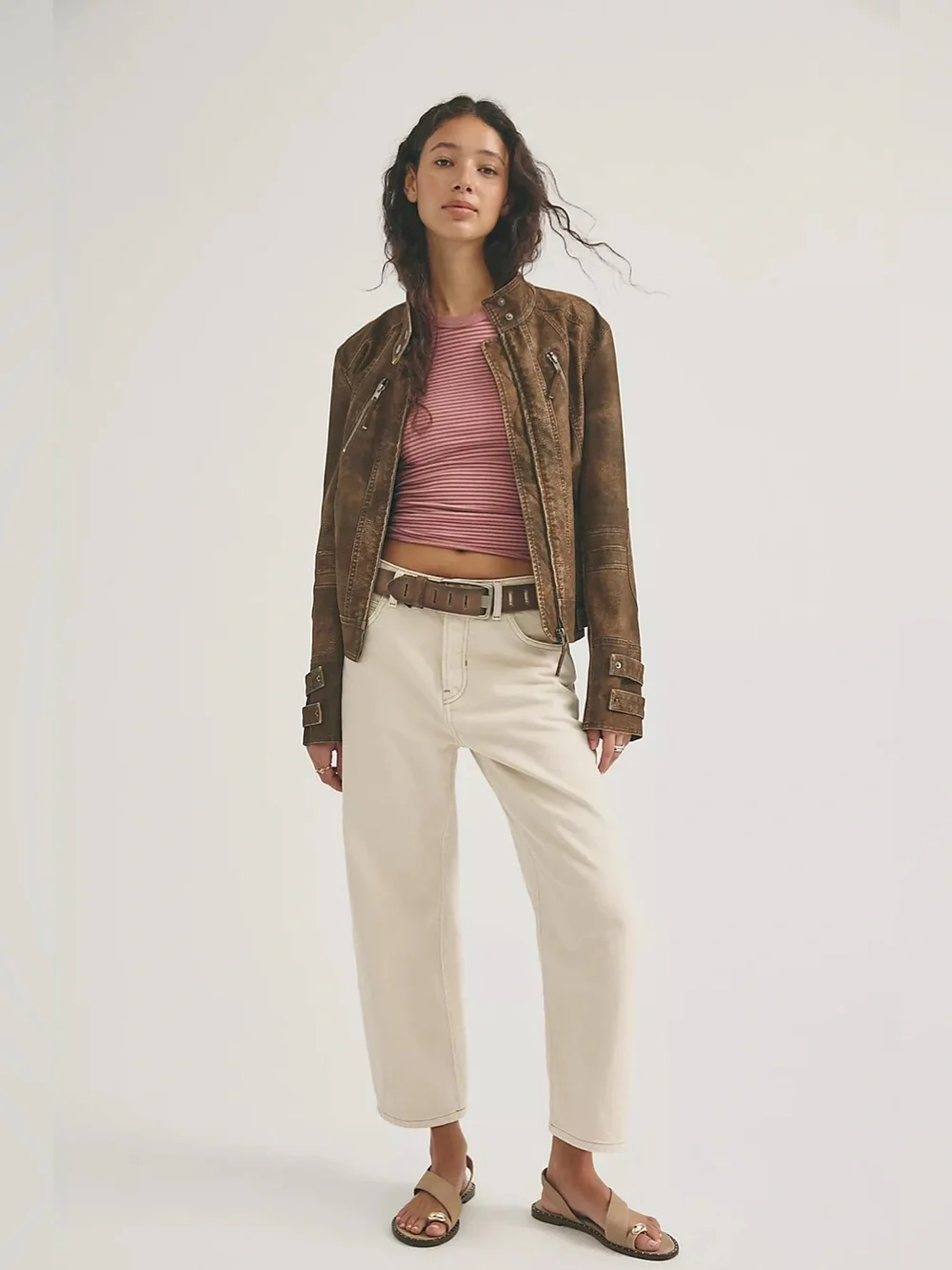 Like New Free People We The Free Deep Trance Dropped Boyfriend Barrel Jeans